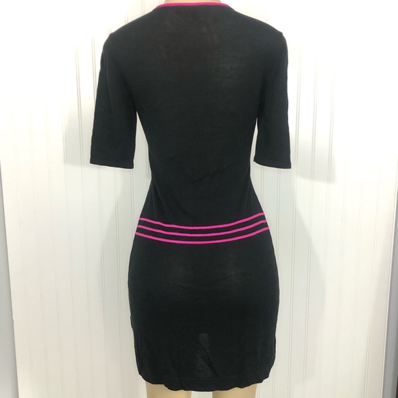 Nanette Lepore Floral Knit Embroidered Cutout Mini Dress XS - Picture 6 of 15